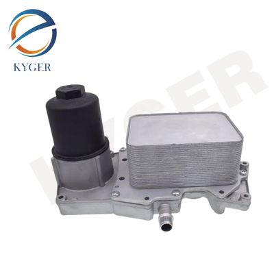 شراء كيغر عالية الجودة مطارد زيت المحرك الرادياتور الألومنيوم AL3Q6B624-DB ل لاند روڤر رينج روڤر 448DT 2013- LR022895 التصنيع عبر الإنترنت