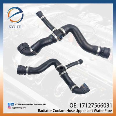 شراء أنبوب المياه العلوي الأيسر للبرادياتور 17127566031 1712 7566 031 لسيارة BMW E90 E91 E92 E93 E82 E90 التصنيع عبر الإنترنت