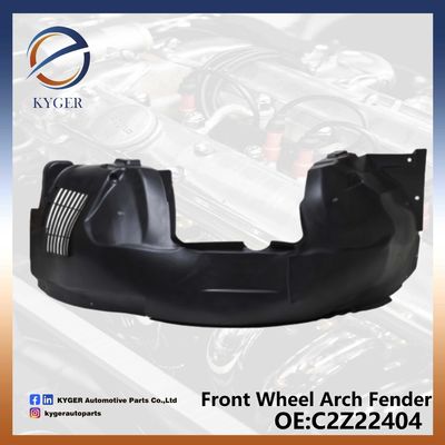 شراء C2Z22404 السيارة العجلة الأمامية قوس المروحة المربع اليسار لجاكوار XF X250 عجلة المنزل درع رش التصنيع عبر الإنترنت