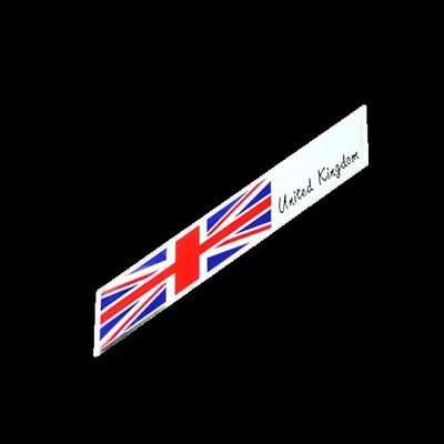 شراء Flag Metal Car Sticker  UK Aluminum Sticker Mark Fender Board Label التصنيع عبر الإنترنت