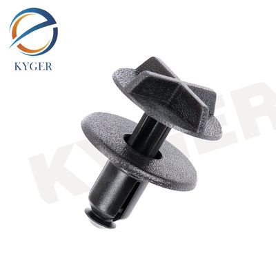 LR024316 مصراع السيارات مشابك السيارات البلاستيكية بطارية غطاء لوحة الشاشة مشابك نايلون أسود مصراع للرينج روڤر EVOQUE 2012 - 2018 L538