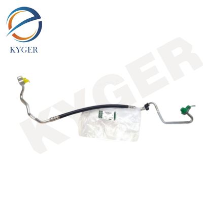 نظام التبريد KYGER C2Z24724 A / C ضاغط منفذ الهواء المكيف خرطوم لتر مشحونة للجاكوار XF 2009 - 2015 X250